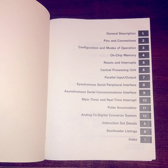 Motorola HC11 M68HC11 Reference Manual (Paperback) - Picture 3 of 3